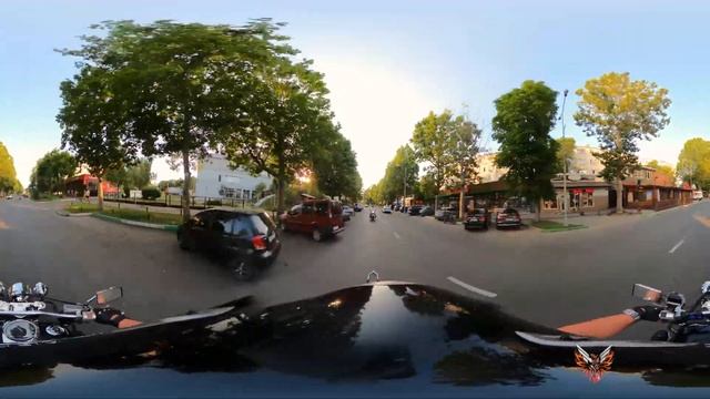 Видео VR 360 градусов в 5K. Черноморск на мотоциклах смотреть онлайн