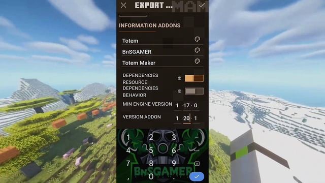 How to make custom totem in minecraft pocket edition 1.19/1.20 | Custom Totem | BnSGAMER смотреть онлайн