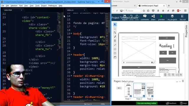 Como hacer una Pagina Mobile First y Responsive Design 24 | Elementos HTML de una pagina web смотреть онлайн