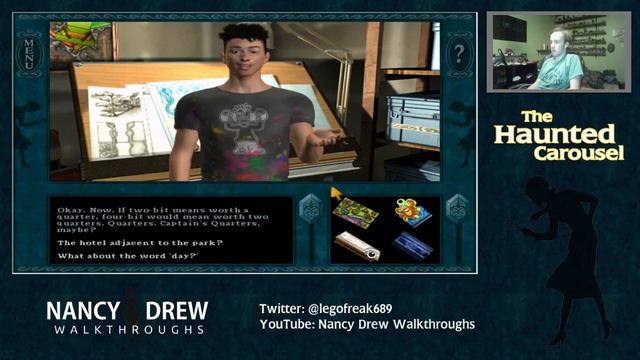 Nancy Drew MEGA Marathon Game 8: The Haunted Carousel смотреть онлайн