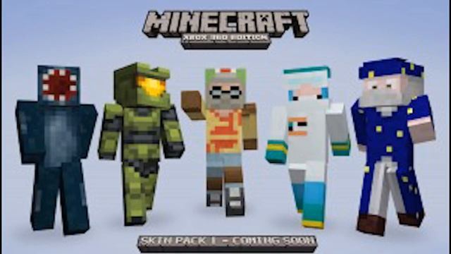 Minecraft Xbox 360: Skin Pack 1 | Full List | Confirmed July 16 w/ Herobrine смотреть онлайн