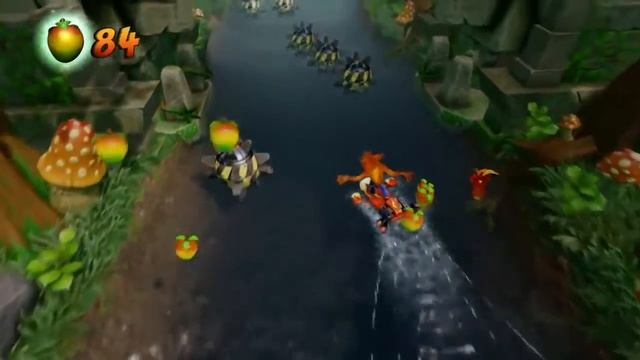 Crash Bandicoot: N. Sane Trilogy — прохождение уровня Hang Eight смотреть онлайн