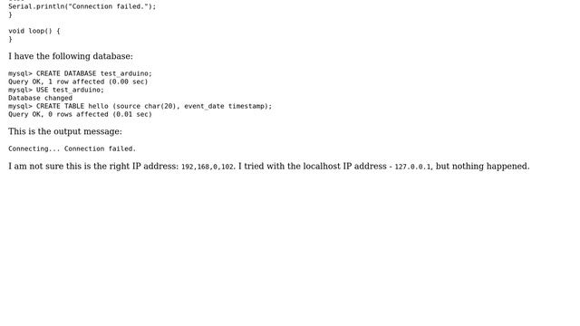 Arduino: Arduino Uno, Ethernet shield, MySQL (2 Solutions!!) смотреть онлайн