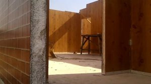 Жилой дом из сендвич-панелей, теплая плита на винтовых сваях, размер 9х8м