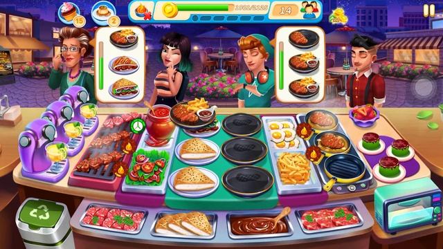 Cooking Marina - Fast Restaurant Cooking Games 2020 - Viandes Maison Level 28