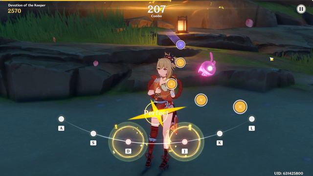 Drumalong! | 166 note "Devotion of the Keeper" [Genshin Impact] ~America servers~ смотреть онлайн