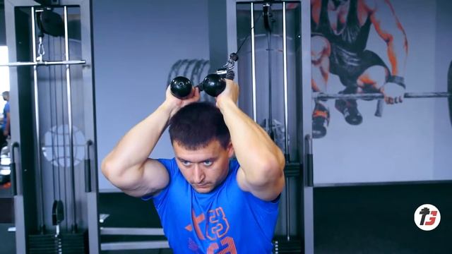 OVERHEAD TRICEP EXTENSION ON THE CABLE | РАЗГИБАНИЕ РУК С КАНАТОМ С ВЕРХНЕГО БЛОКА смотреть онлайн