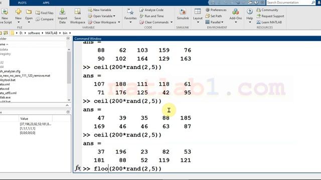 Rounding functions in MATLAB смотреть онлайн