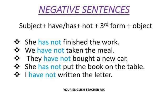 PRESENT PERFECT TENSE AND FREE QUIZ || LEARN ENGLISH WITH MK смотреть онлайн