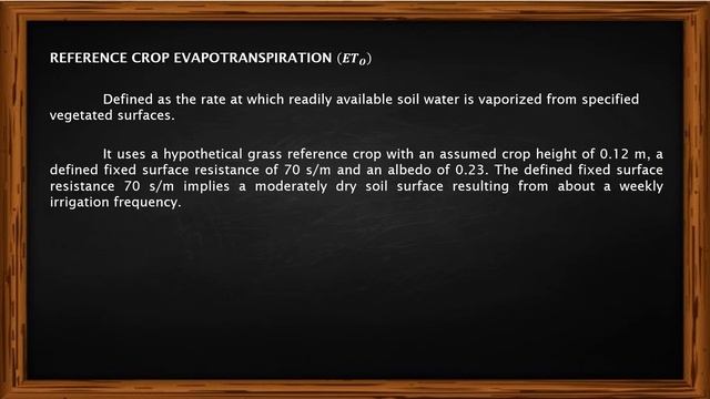 Evapotranspiration Equations and Actual Evapotranspiration | Abstraction from Precipitation смотреть онлайн