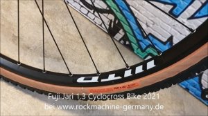 Fuji Jari 1.3 Cyclocross Gravel Sram Apex WTB ST i23 Oval Concepts TCS Tubeless Light Bike 2021