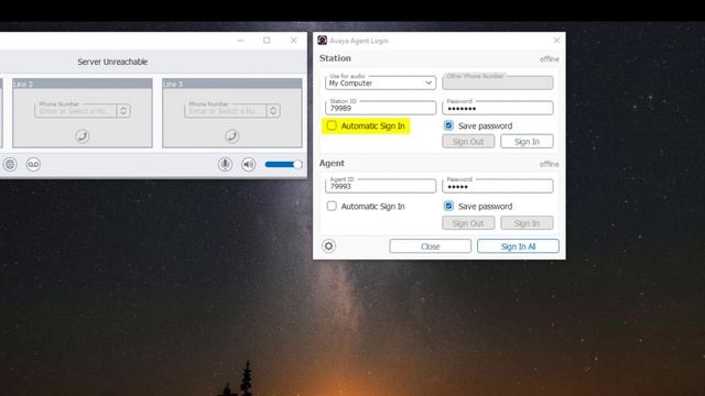 How to login the station in Avaya Agent for Desktop смотреть онлайн