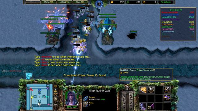 Green Circle TD Water/Icy #14 / 2021 - Warcraft 3 Reforged смотреть онлайн