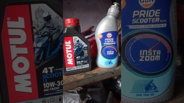 Motul Scooter Oil Vs Gulf Pride Scooter Oil. #autoparts #motorcycle #amazingfacts #motul #gulf смотреть онлайн