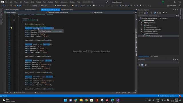 IValueConverter Example and Usage in WPF || C# смотреть онлайн