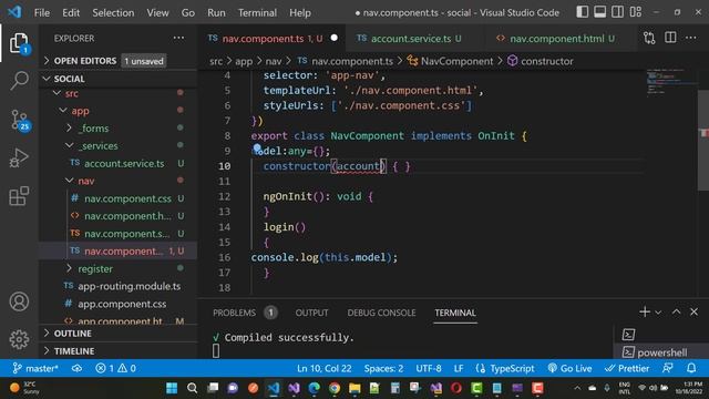 Angular Tutorial for Beginners 53: Login Form With full functionality , With RESTFul API смотреть онлайн