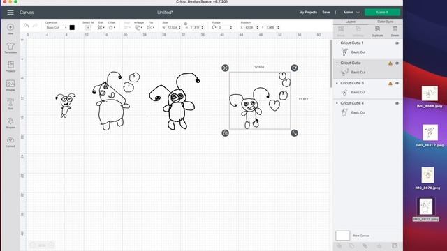 Upload Drawings to make Decals in Cricut Design Space | Turn Kids Drawings into SVGs смотреть онлайн