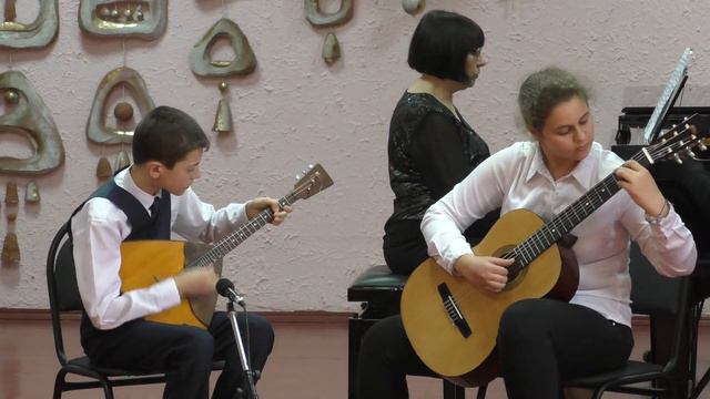 Погосова Юлиана и Кобелев Владимир, П. Чайковский «Неаполитанская песенка» смотреть онлайн