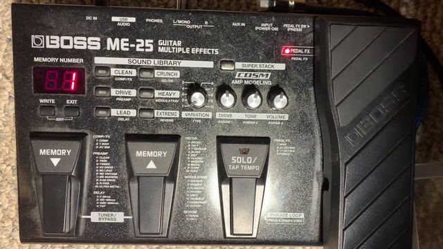 Boss ME-25 looper смотреть онлайн