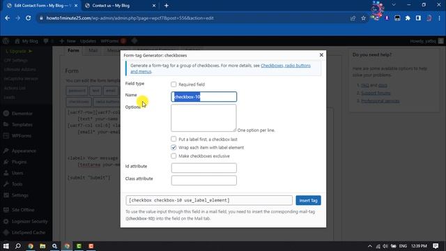 How to add checkbox in contact form 7 | Checkboxes, radio buttons, and menus смотреть онлайн