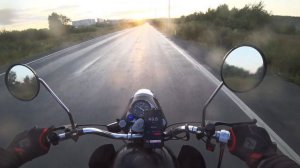 СКОЛЬКО ПРОЕДЕТ УРАЛ БЕЗ КОЛЯСКИ на ПОЛ ЛИТРА БЕНЗИНА?