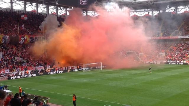 Спартак - ЦСКА. Фаны Спартака смотреть онлайн