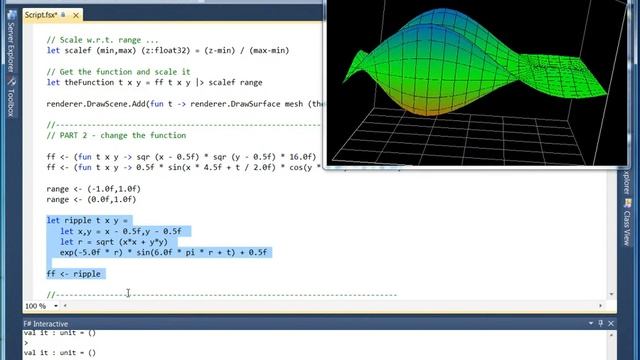 Fsharp 3D visualization demo смотреть онлайн