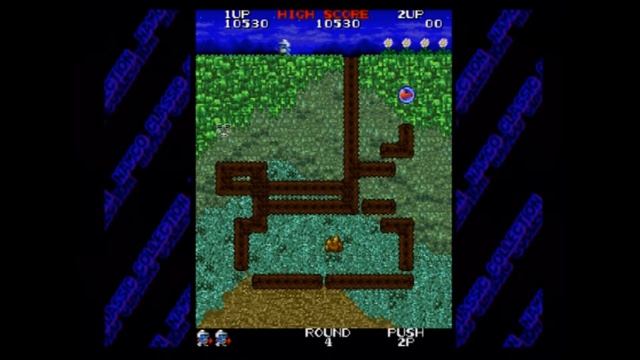 Namco Museum: Dig Dug Arrangement Gameplay | PS2 Xbox GameCube смотреть онлайн