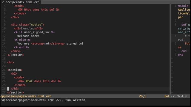 Let's Code - Commonly used ERB tags in Ruby on Rails applications смотреть онлайн