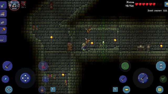 Terraria #10 Первая лава и обсидиан смотреть онлайн