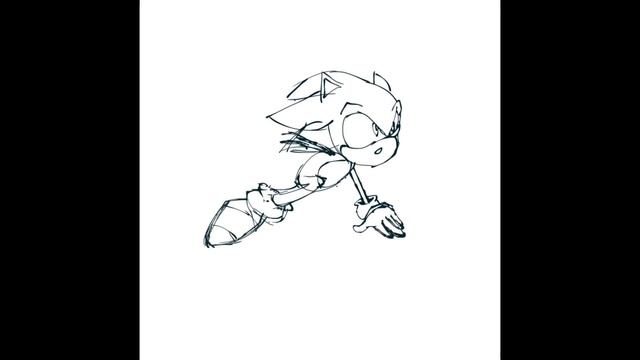 Sonic Sketch Speedpaint смотреть онлайн