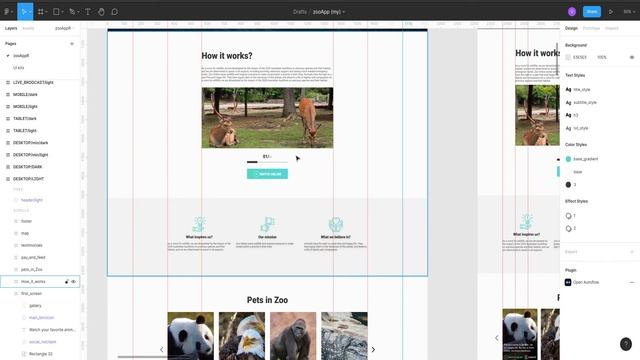 Структура макета Online Zoo v5 смотреть онлайн