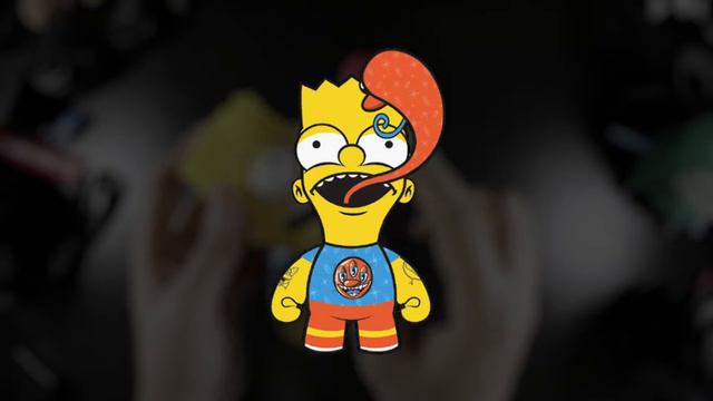 Kidrobot x Kenny Scharf - Bart Simpson Figure - Unboxing and Overview смотреть онлайн