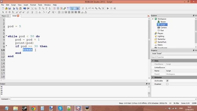 Roblox Beginners Scripting Tutorial 19 - Loop Breaking смотреть онлайн