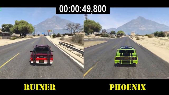 GTA 5 Online - Imponte Ruiner VS Phoenix. Muscle Car Battle :) смотреть онлайн