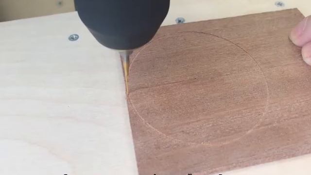 Вырезание идеального круга на фрезерном станке смотреть онлайн