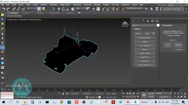 3DS Max 2022 Tutorial - Solving the Autocad smoothing objects problem in 3DS Max смотреть онлайн