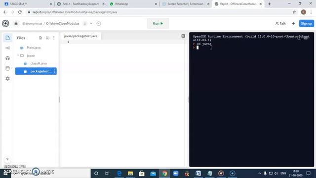 Package video from Java using Online Browser смотреть онлайн