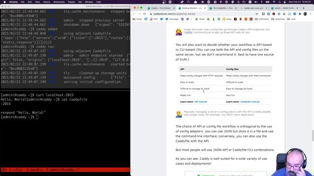 Playing with Caddy Server Part 1 смотреть онлайн