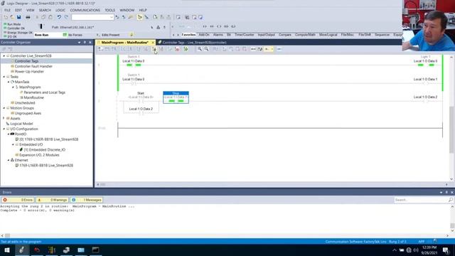 Studio 5000 Online Edits.  What Does Accept, Test, And Assemble Mean?