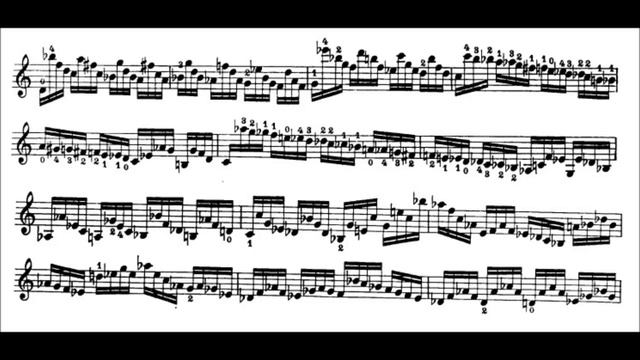 Niccolò Paganini - Caprice for Solo Violin, Op. 1 No. 5 (Sheet Music) смотреть онлайн