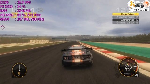 Low End Power #9 - Race Driver: GRID (AMD Radeon HD 6450) смотреть онлайн