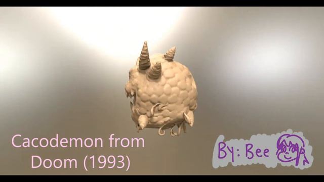 Cacodemon Doom 3d Sculpt смотреть онлайн