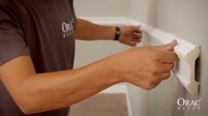 Как установить, монтировать молдинги из дюрополимера/полиуретана Orac Decor на стену
