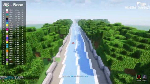 40 Laps of LeMans - League E 2024, Race 1 | BRWC | Minecraft Ice Boat Racing League смотреть онлайн