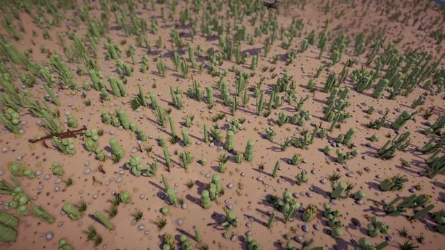 Just 6 Minutes Of Relaxing Planes Flying Over Procedural Desert (Unity + Blender Geometry Nodes) смотреть онлайн