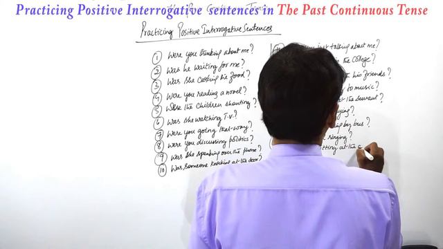 Practicing Positive Interrogative sentences in The Past Continuous Tense смотреть онлайн