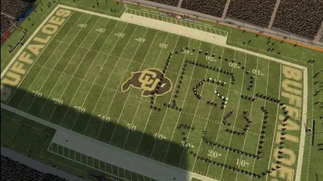 NCAA Football 10 - Colorado Pre-Game with Golden Buffalo Marching Band смотреть онлайн