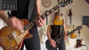 Avril Lavigne - Bois Lie Guitar Cover with Tabs on screen 4K UHD
