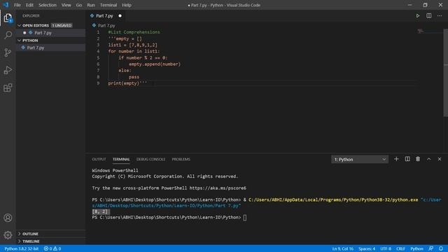 Learn-IO Advanced Python Part 7: Lists Comprehensions смотреть онлайн